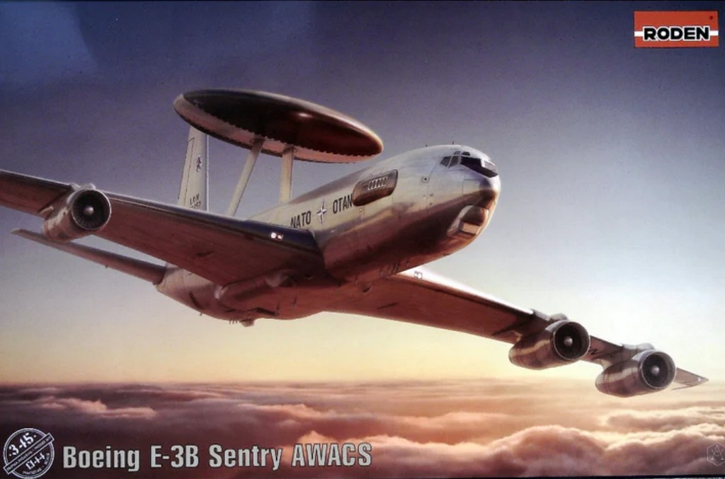 Roden · Boeing E-3 Sentry AWACS · arte de caja