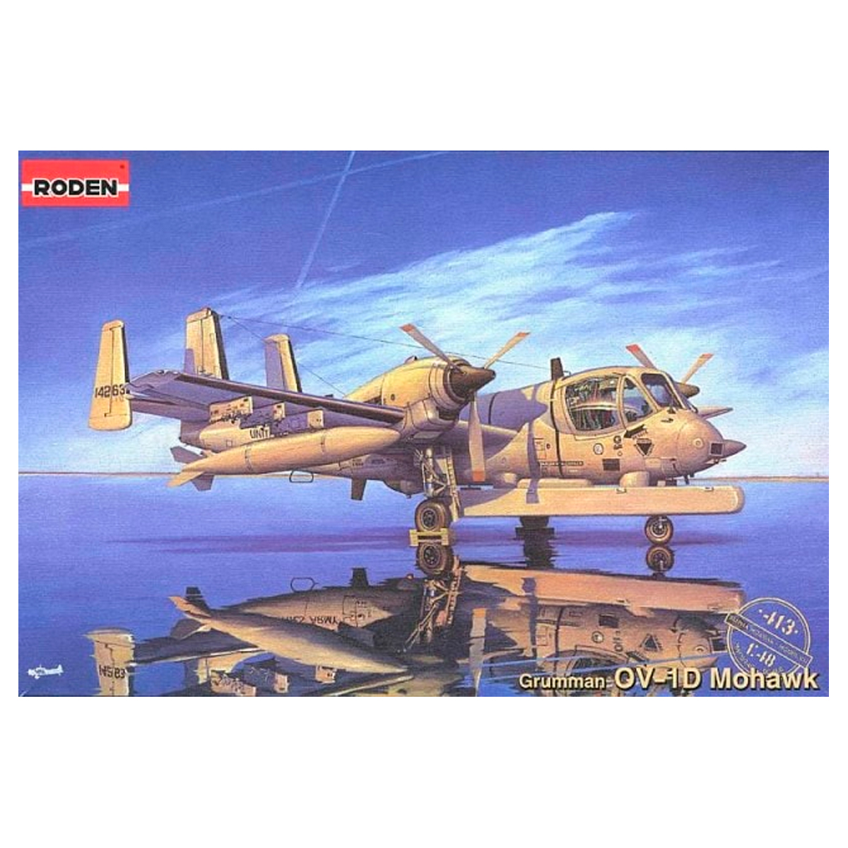 Roden · Grumman OV-1D Mohawk · arte de caja