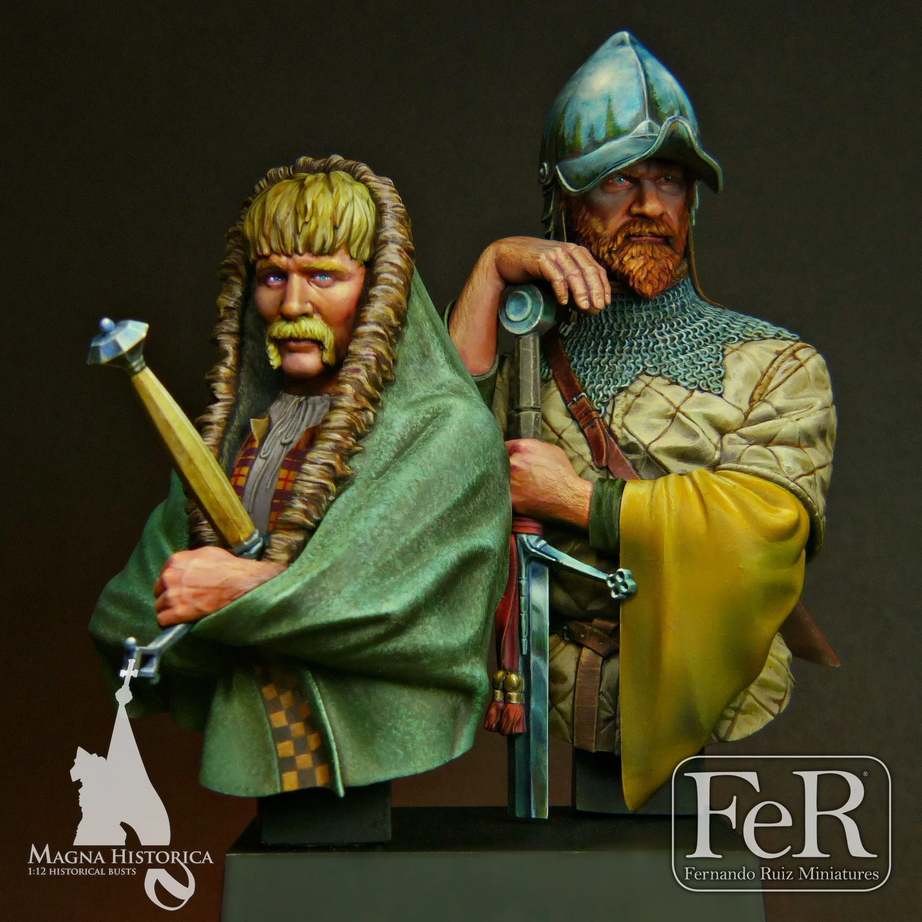 Gallowglass, box art profesional de Enric Mikkelsen para FeR Miniatures