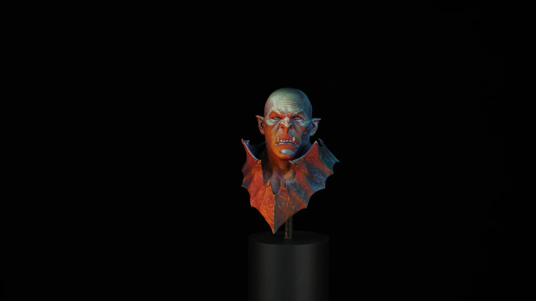 Orco de Hugo G. Briones pintado por Enric Mikkelsen
