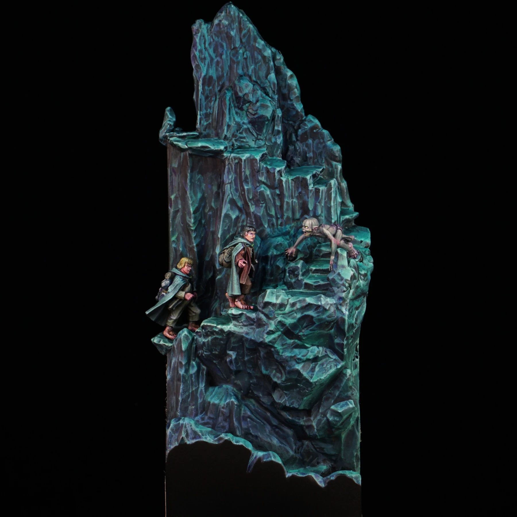 Cirith Ungol, versión final del diorama de Enric Mikkelsen