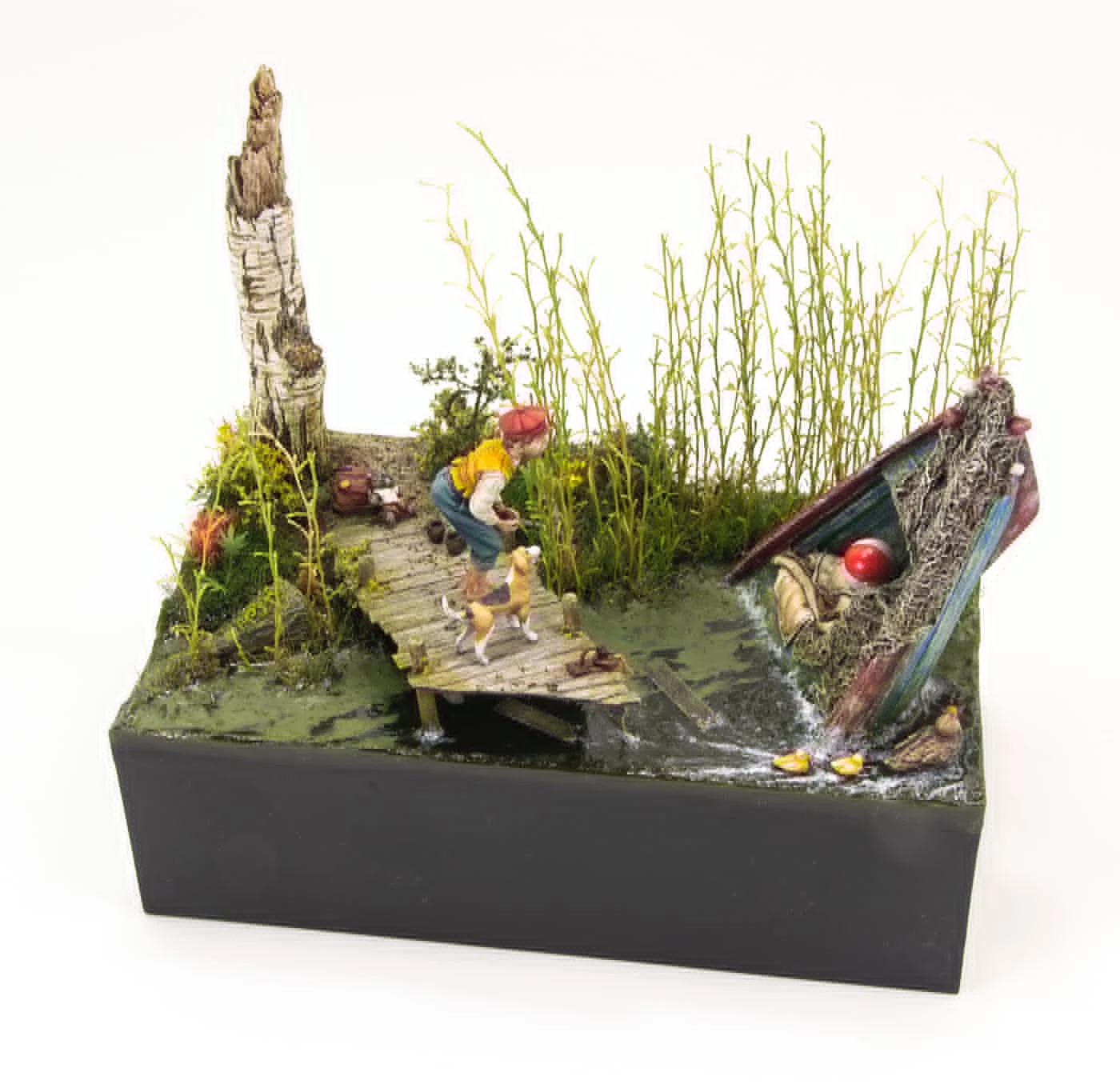 Diorama con agua y narrativa visual de Jorge Porto del Corral