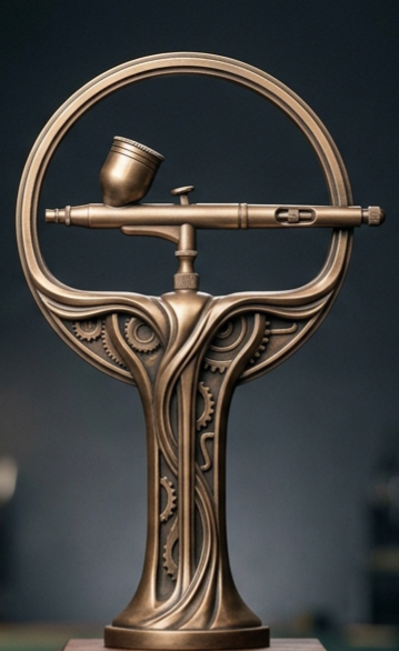Render conceptual del trofeo Mejor del Evento